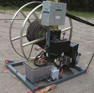 ZECK配電系統液壓線盤牽引機